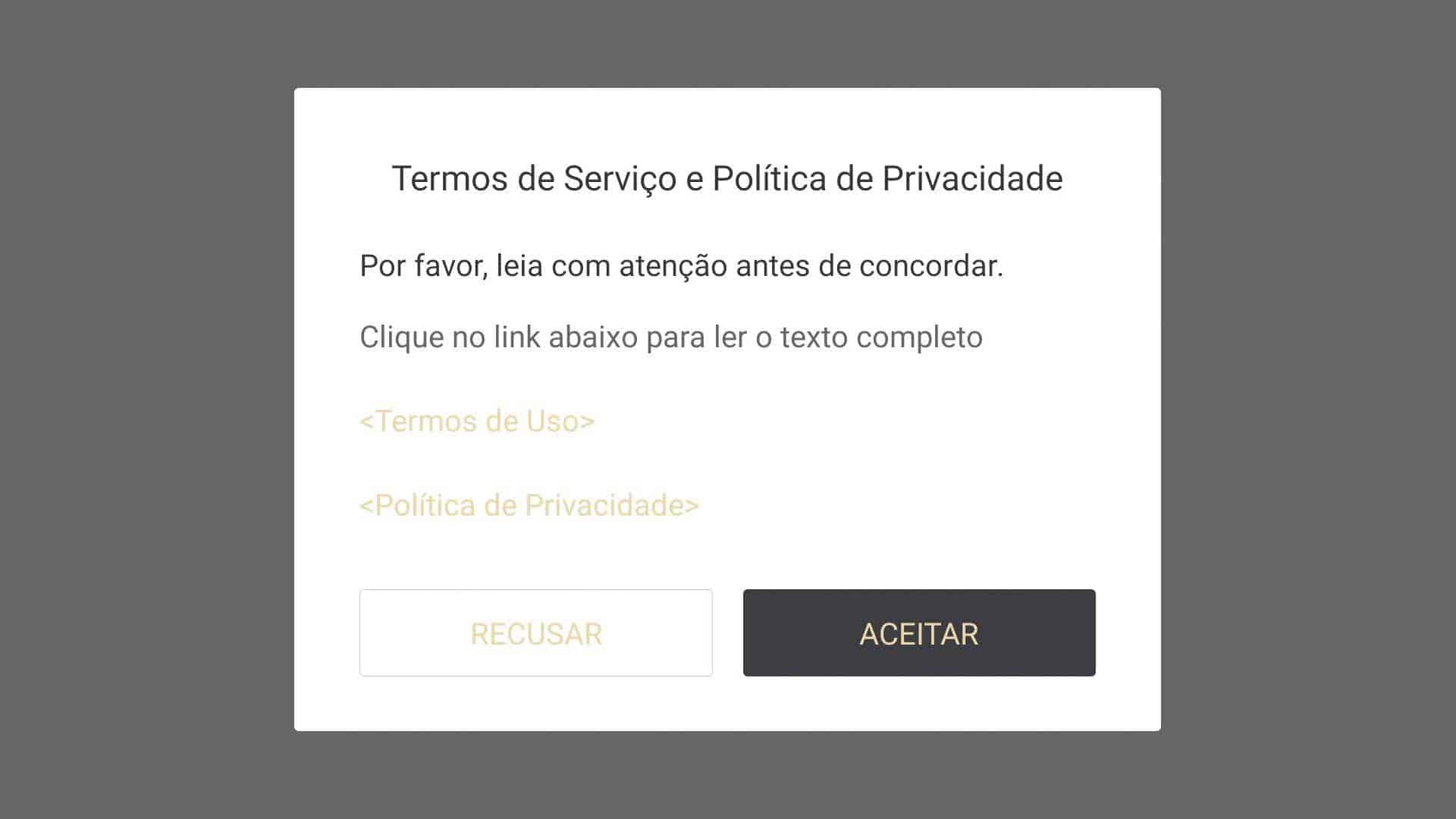 É necessário concordar com os termos de serviço e política de privacidade antes de jogar. Crédito: Genshin Impact/Reprodução