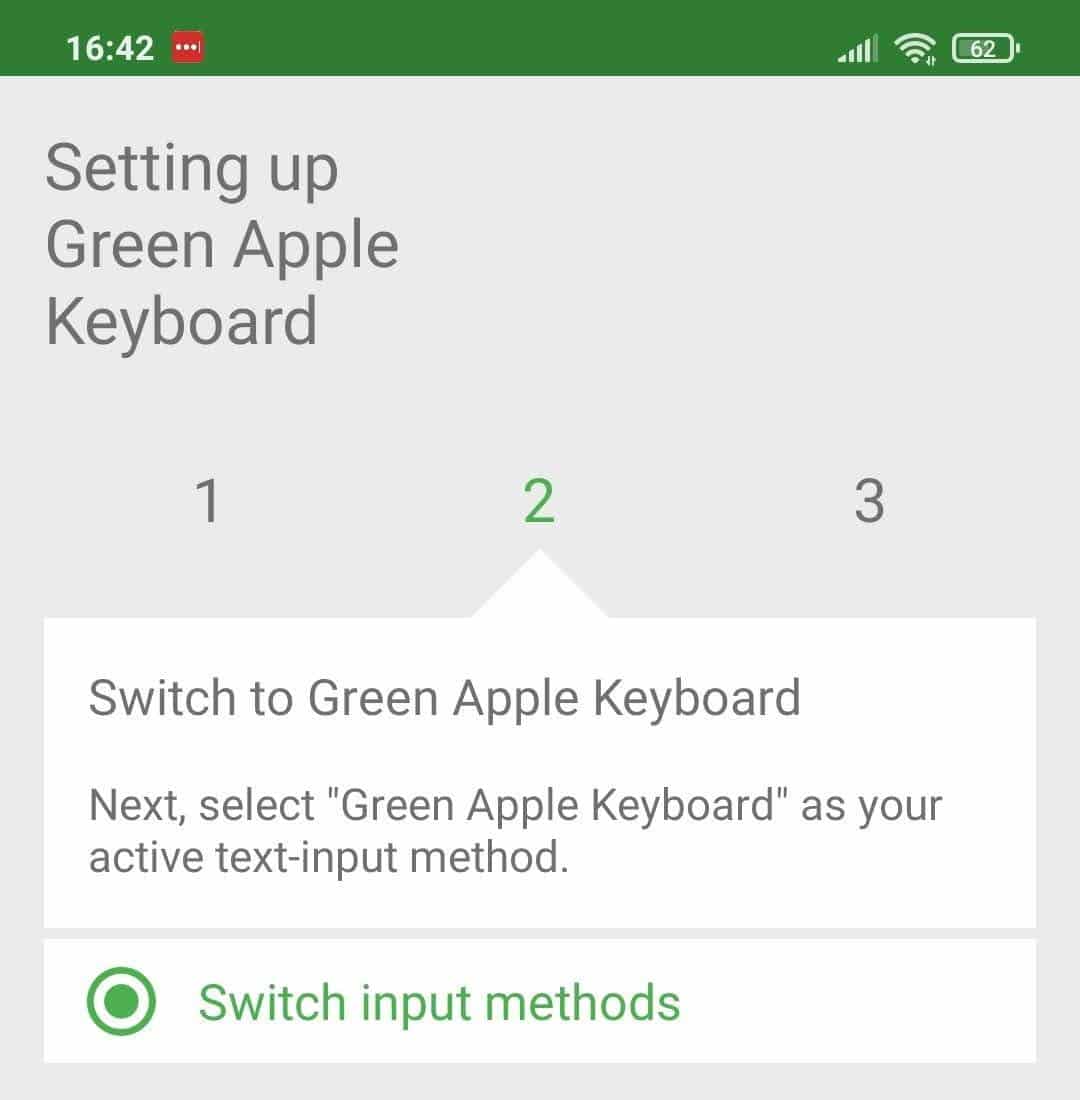Green Apple Keyboard ficará disponível na lista de teclados. Crédito: Bruno Felix/Olhar Digital