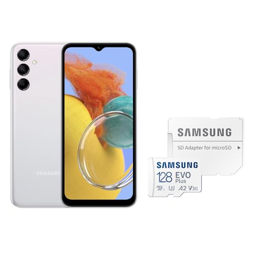 Galaxy M14 5G 128Gb Prata + Cartão De Memória 128Gb Pro Plus