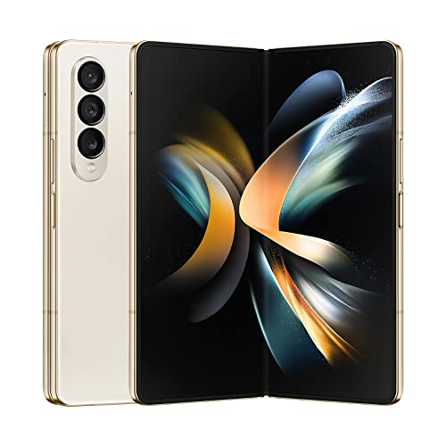 Samsung Galaxy Z Fold4 256GB 5G Wi-Fi Tela dobrável de 7.6'' Dual Chip Processador Snapdragon 12GB RAM Câmera Tripla - Creme