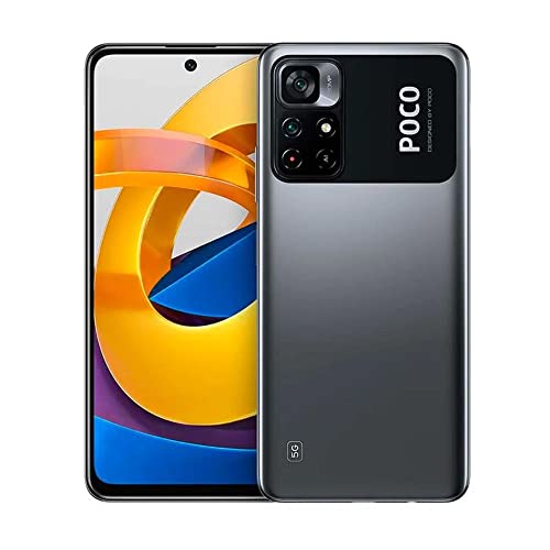 Smartphone Xiaomi POCO M4 Pro 5G Power Black 6GB RAM 128GB ROM (VERSÃO GLOBAL) *ANÚNCIO SOMENTE PARA VENDEDORES COM ESTOQUE NO BRASIL E GARANTIA - Tela 6.6", MediaTek Dimensity 810, tecnologia 5G, pagamento por aproximação (NFC), taxa de atualização